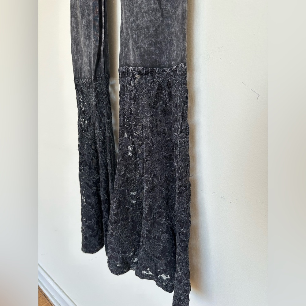 Lace legged pants